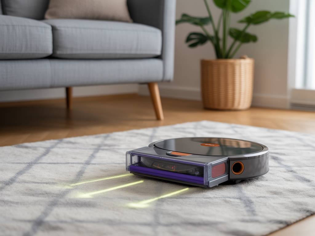 Performances du robot aspirateur Dyson 360 Heurist : test d'aspiration et cartographie