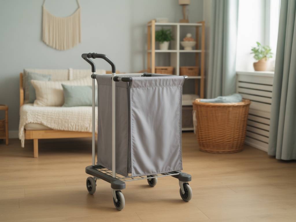 Chariot pour linge sale : matériaux, capacité et praticité comparés
