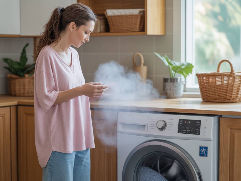 Linge qui sent l'humidité après séchage : causes, astuces et solutions vapeur pour y remédier