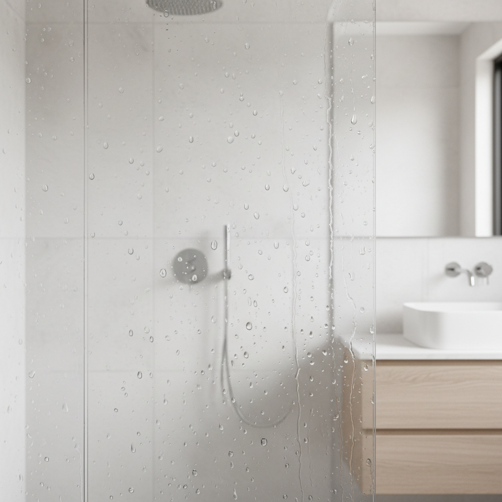 Image pour vitre salle de bain anti-calcaire