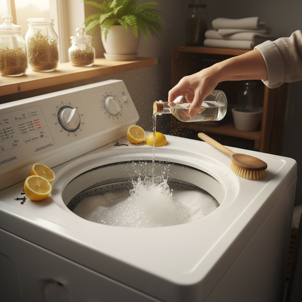 Image pour nettoyer lave linge astuce grand mère
