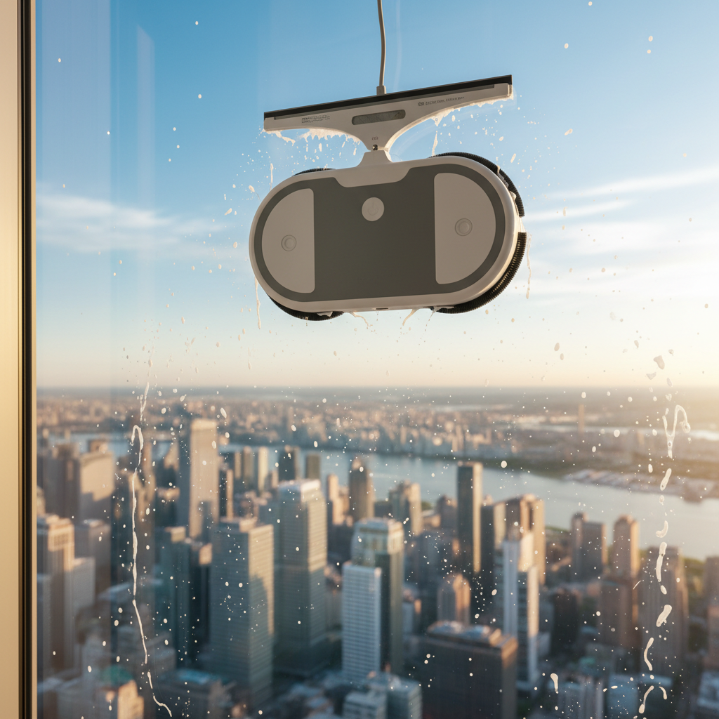 Image pour nettoyeur robot vitre