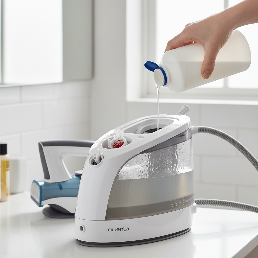 Image pour détartrer centrale vapeur rowenta