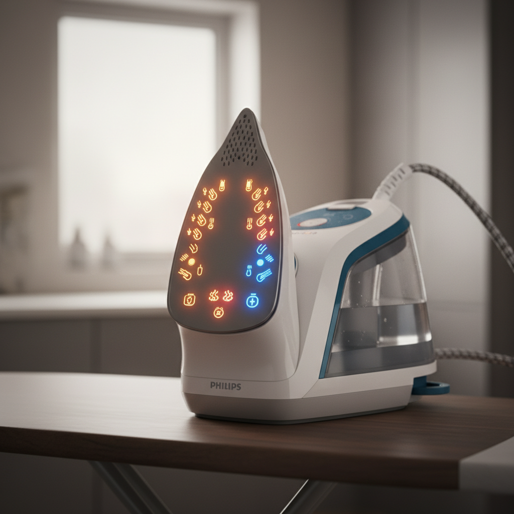 Image pour centrale vapeur philips tous les voyants clignotent