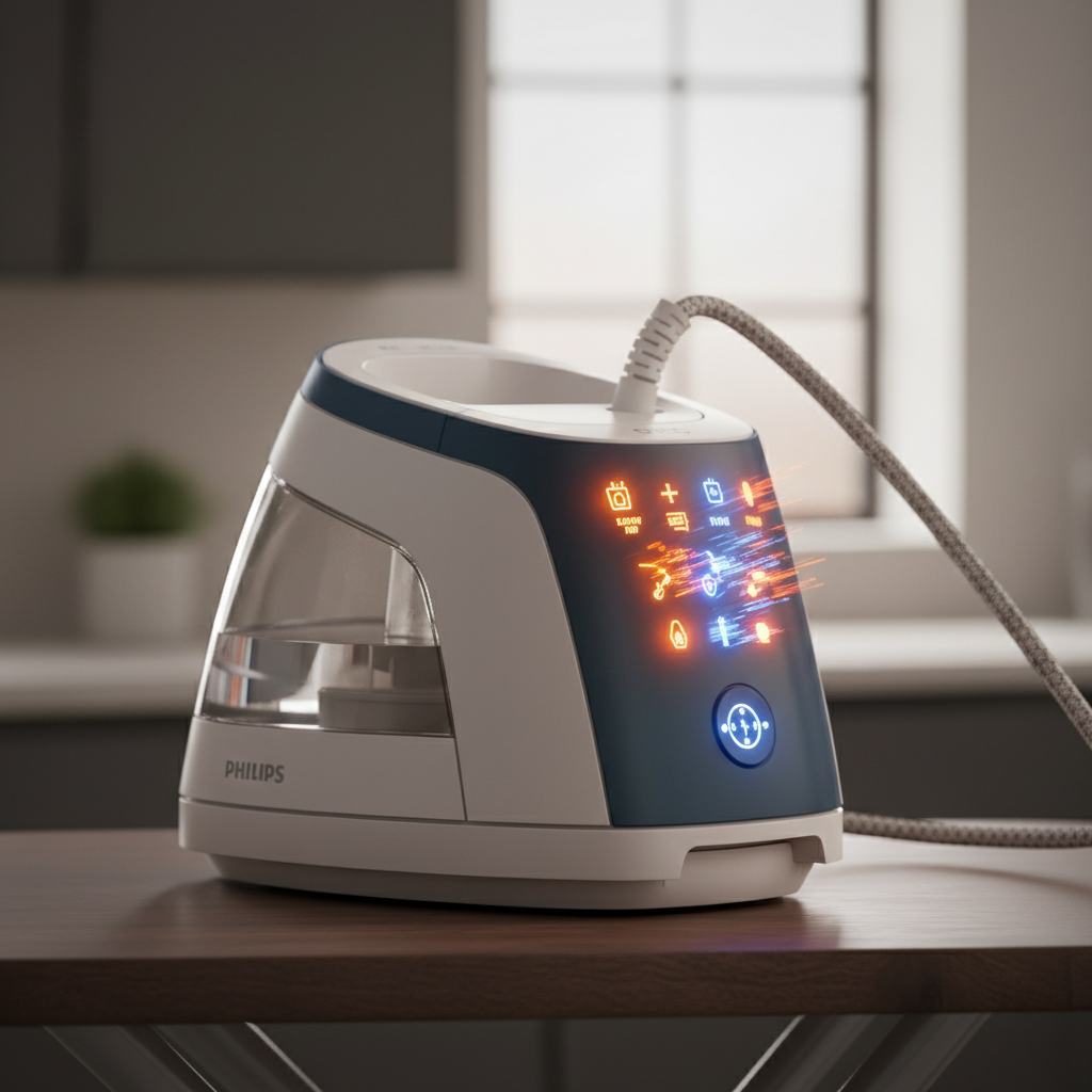 Image pour centrale vapeur philips tous les voyants clignotent