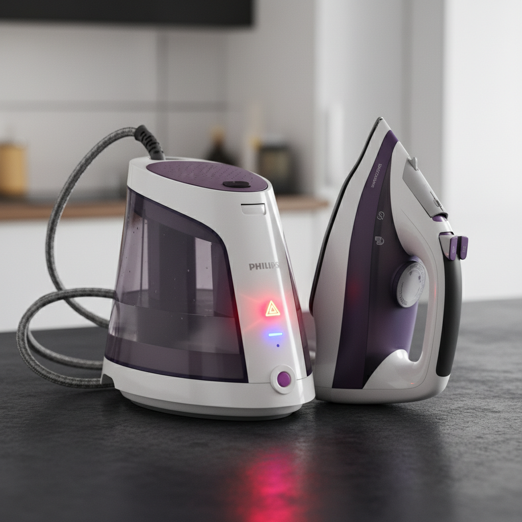 Image pour centrale vapeur philips perfectcare panne clignote