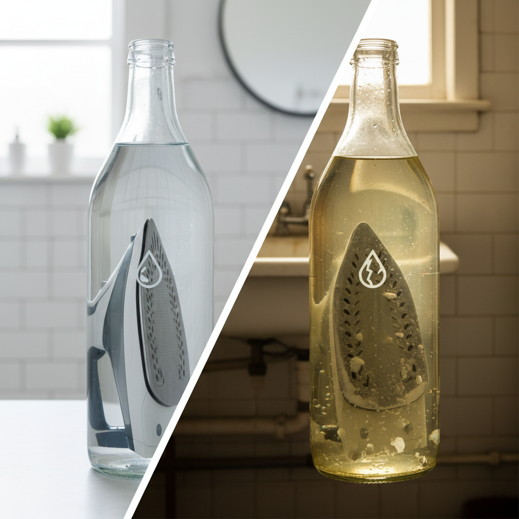 Image pour quelle eau mettre dans un fer à repasser selon la dureté de l’eau