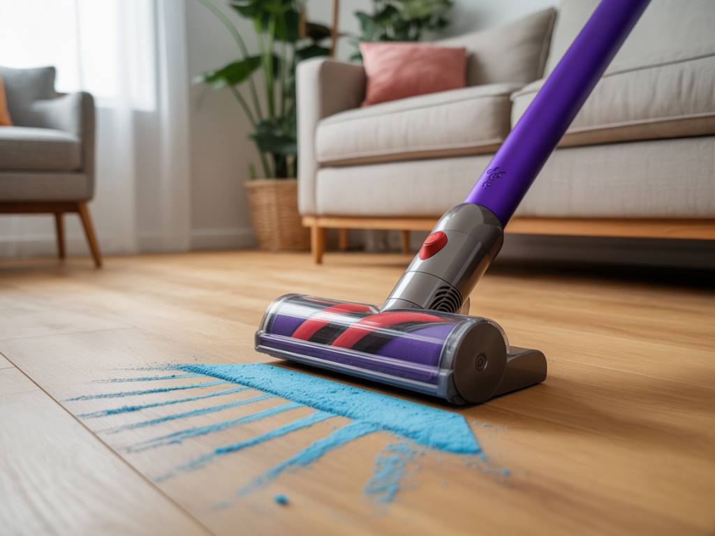 Dyson V15 Detect Absolute avis : analyse du laser vert, de la puissance d’aspiration et de la filtration pour un nettoyage précis