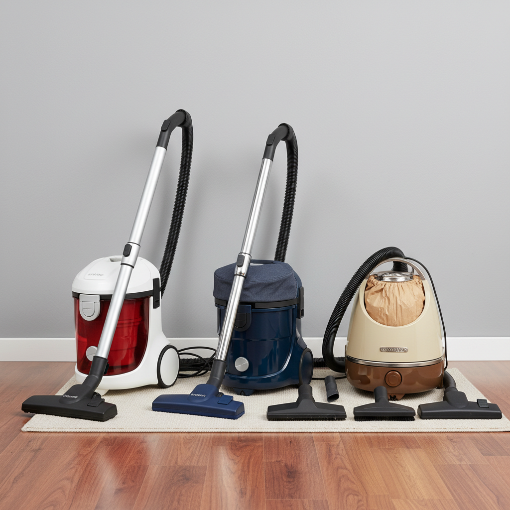 Image pour comparatif aspirateurs traineaux avec sac