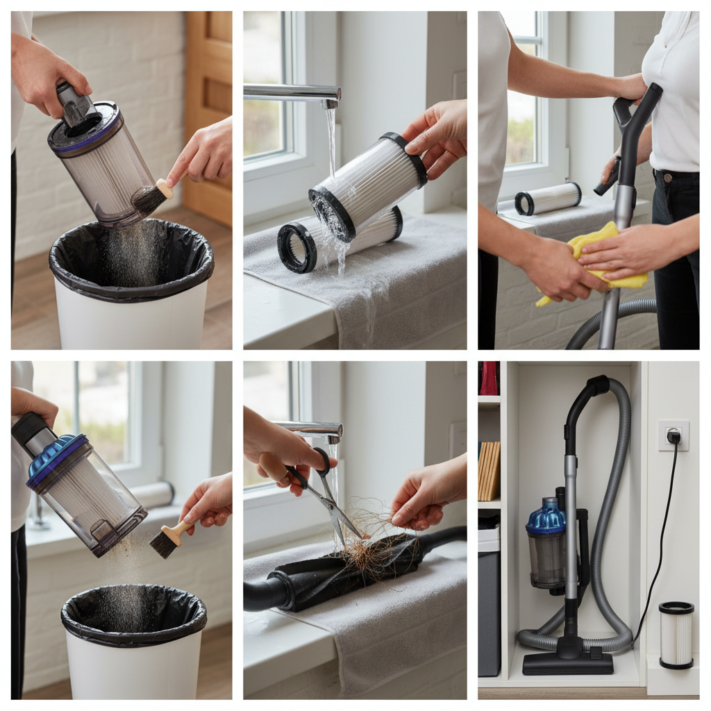 Image pour comment entretenir son aspirateur pour le faire durer