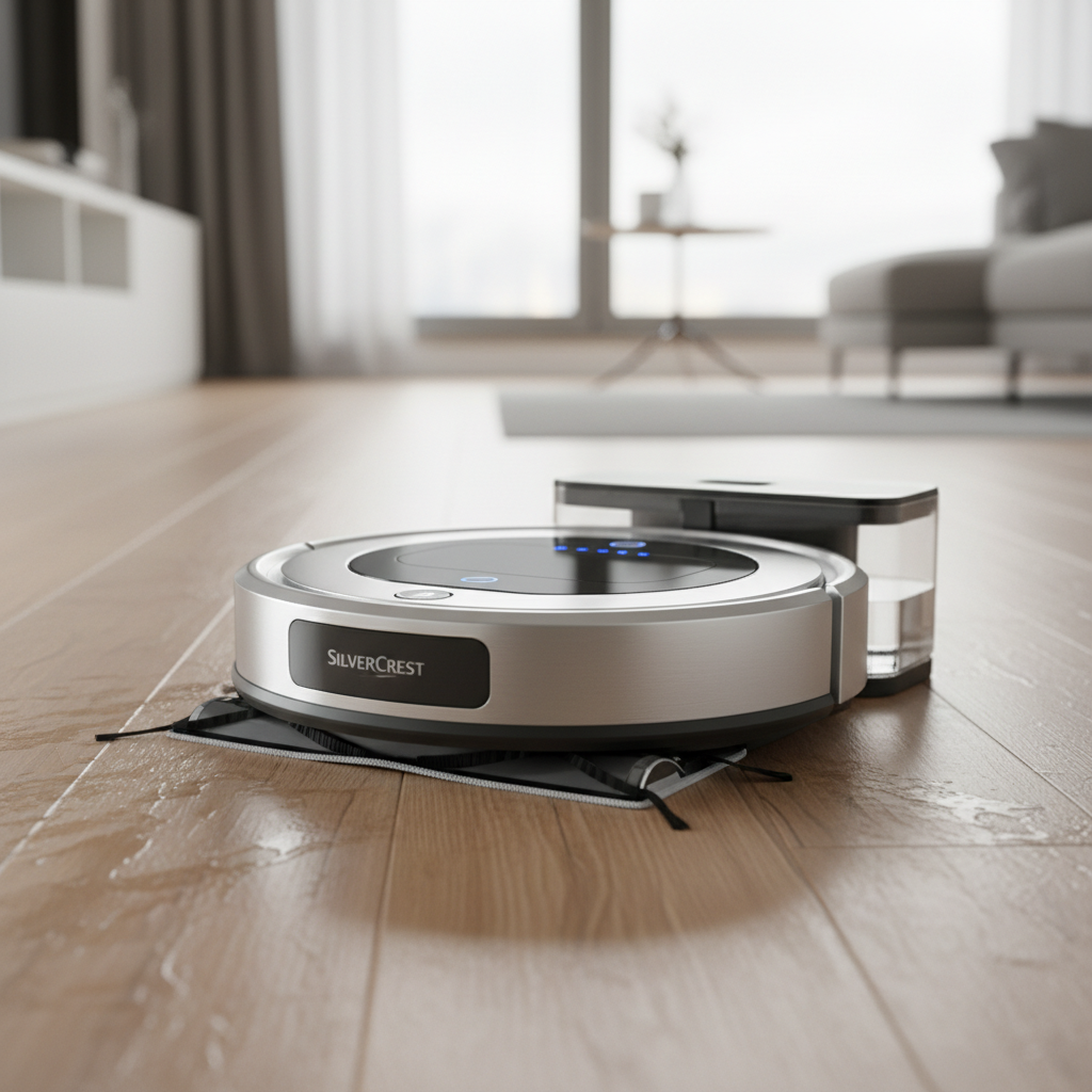 Image pour robot aspirateur laveur silvercrest avis