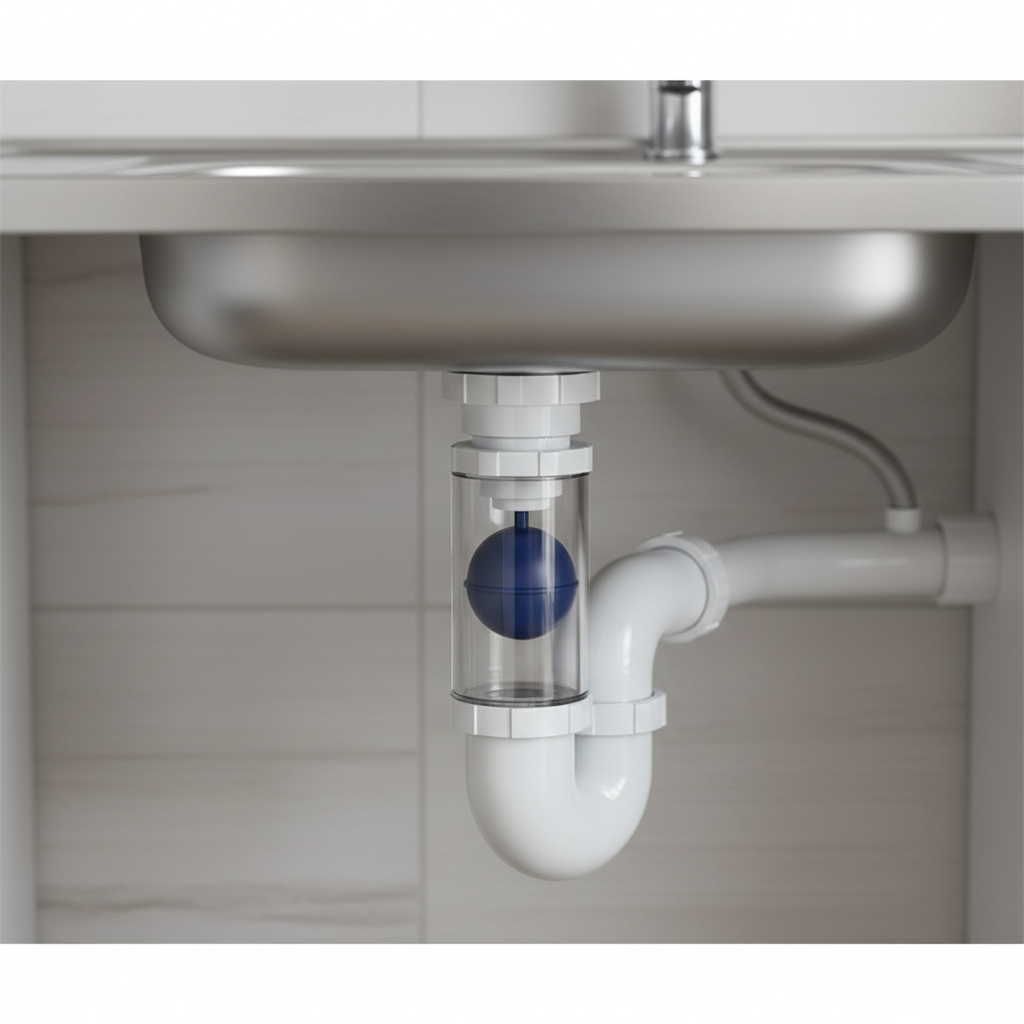 Image pour solution sans ventilation secondaire pour siphon