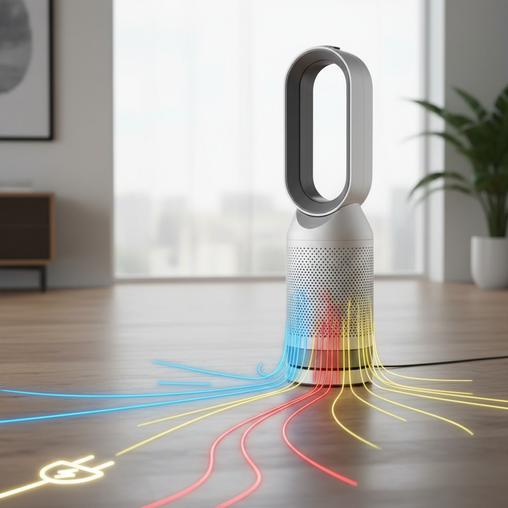 Image pour dyson pure hot cool consommation electrique