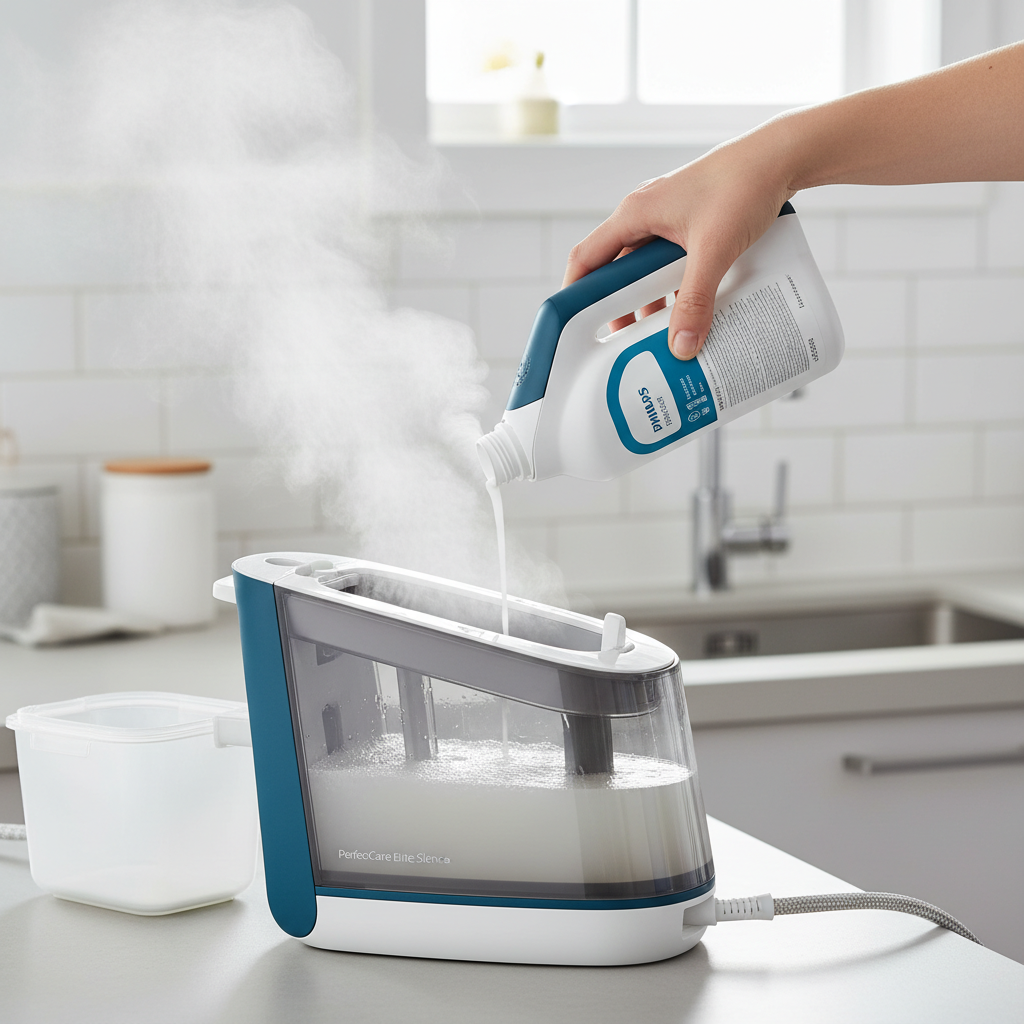 Image pour détartrage centrale vapeur philips perfectcare elite silence