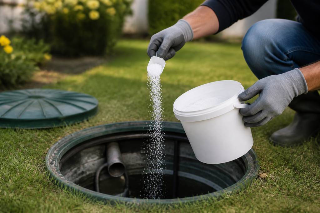 Percarbonate de soude et fosse septique : conseils d’utilisation et précautions essentiels