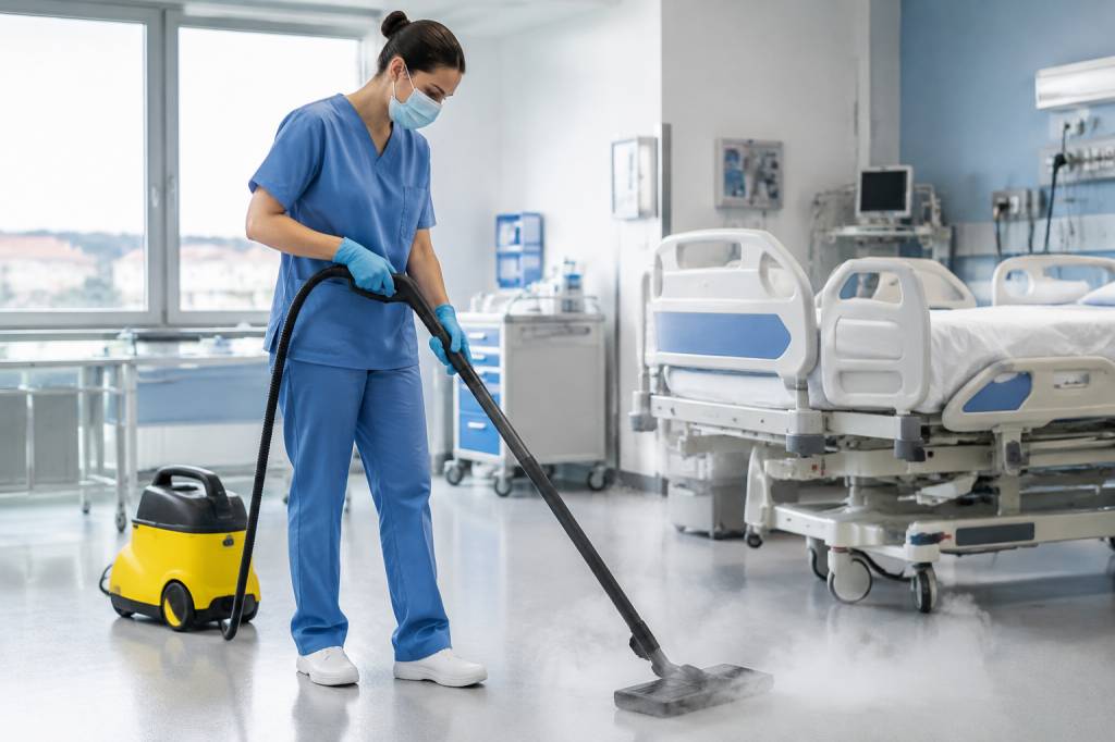 Bio nettoyage en milieu hospitalier : équipements vapeur et bonnes pratiques pour une hygiène professionnelle
