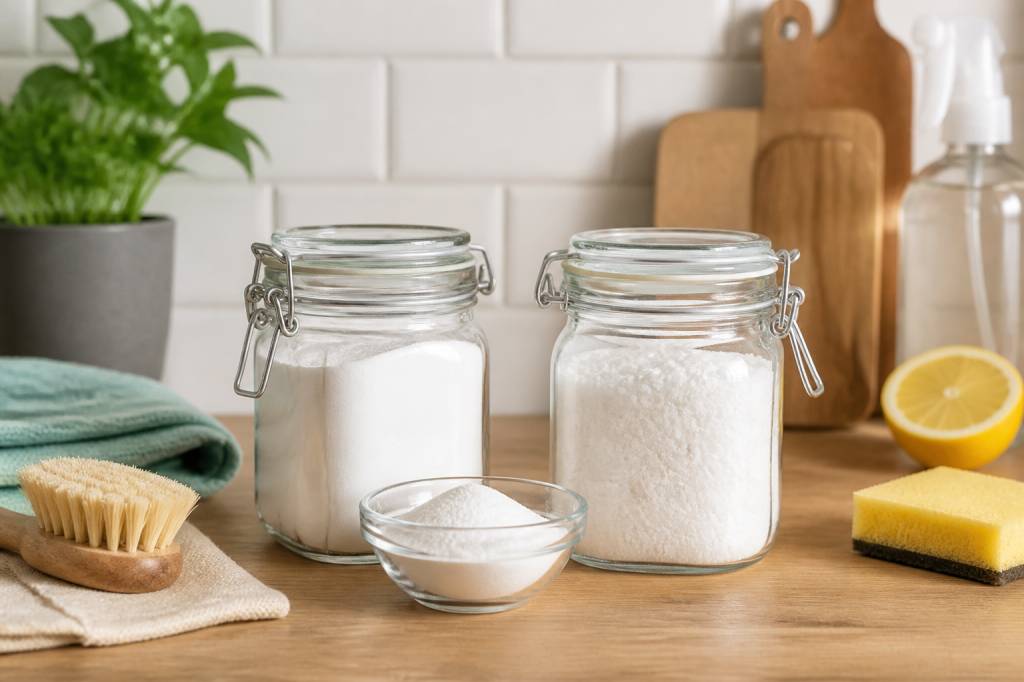 Acide citrique et percarbonate de soude : quelles différences et comment les utiliser pour nettoyer la maison ?