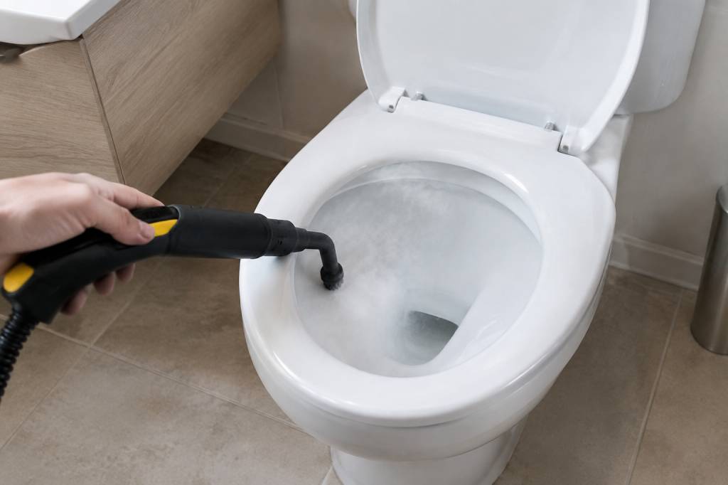 Comment nettoyer des toilettes efficacement à la vapeur ?